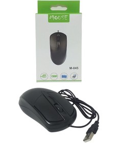 تصویر ماوس مدل M-045 با سیم Mouse M-045 Wired