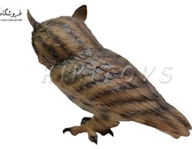 تصویر فیگور حیوانات ماکت جغد شاخدار بزرگ اسباب بازی Flying Owl Animals Figure 921 