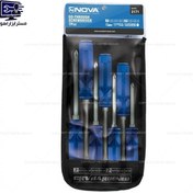 تصویر پیچ گوشتی ضربه خور کیفی 7 عددی نووا مدل NOVA 2171 