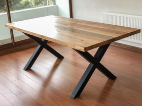 تصویر میز ناهارخوری و غذاخوری چوب طبیعی کد M312 