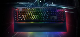 تصویر کیبورد گیمینگ با سیم ریزر مدل بلک ویدو V4 پرو با سوئیچ مکانیکال سبز Razer BlackWidow V4 Pro With Green Mechanical Switch Wired Gaming Keyboard