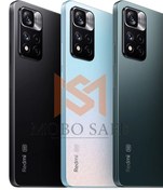 تصویر درب پشت اورجینال شیائومی Redmi Note 11 Pro Plus 5G ( روکاری ) - مشکی Redmi Note 11 Pro Plus 5G Back Door ( Orginal )