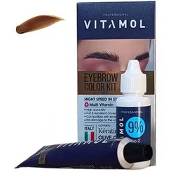 تصویر کیت رنگ ابرو ویتامول شماره BG بلوند طلایی روشن حجم 30 میل 3 در 1