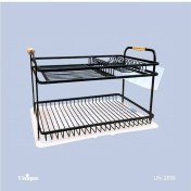 تصویر آبچکان دو طبقه فلزی مشکی یونیک 2659 