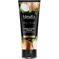 تصویر کرم مرطوب کننده تیوپی نارگیل و شی باتر نیوتیس Newtis حجم ۷۵ میلی لیتر NEWTIS COCONUT AND SHEA BUTTER NOURISHING CREAM 75 ml