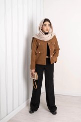 تصویر کت فوتر کوبیده ترک چهار جیب 