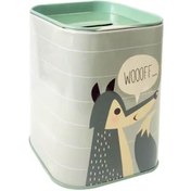 تصویر قلک مستطیلی فلزی 