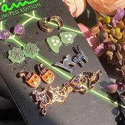 تصویر پک هشت تایی گوشواره هالووینی برند IAM 