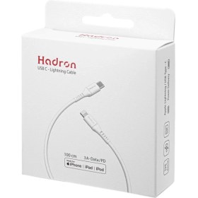 تصویر کابل USB-C به لایتنینگ هادرون مدل HTC-C-L01 hadron HTC-C-L01 cell phone data cable