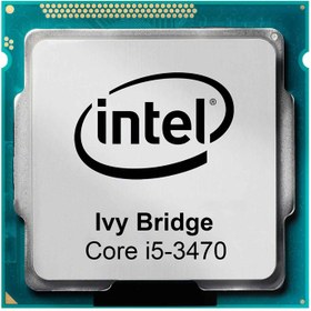 تصویر پردازنده کامپیوتر اینتل مدل Core i5-3470 Ivy Bridge استوک Intel Core i5-3470 Ivy Bridge Computer Processor Used