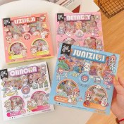 تصویر استیکر ورقی شفاف ضد آب سری اسمایل 