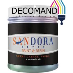 تصویر رنگ دکوراتیو آکریلیک هفت رنگ تزیینی ساندورا 