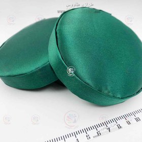 تصویر کاپ کلاه ساتن ( سبز ) 