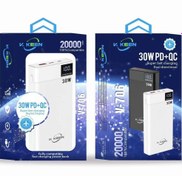 تصویر پاوربانک20000 V.KEEN. v706 اورجینال صفحه نمایشگر دیجیتالی Power bank 20000 vkeen v706