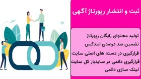 تصویر 60 رپورتاژ آگهی + تولید محتوا رایگان 