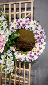 تصویر پایه گل ترحیم یک طبقه 