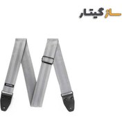 تصویر بند گیتار دانلوپ مدل Dunlop Deluxe Seatbelt Grey Strap 