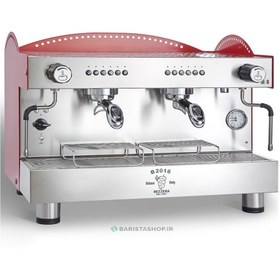 تصویر اسپرسو بیزرا مدل B2016 DE قرمز دو گروپ B2016 DE BEZZERA ESPRESSO MACHINE