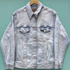 تصویر کت جین 4جیب قواره بزرگ کشی 