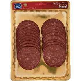 تصویر 202 سالامی 90درصد گوشت 250 گرم 