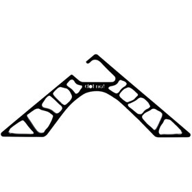 تصویر هنگر لباس مشکی پک یک عددی 