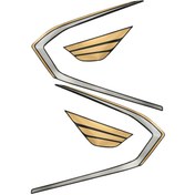 تصویر برچسب (مارک) باک موتورسیکلت طرح سوری پر استیکر باک موتور سیکلت