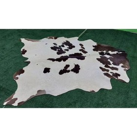 تصویر پوست طبیعی گاو Natrual cowhide rug