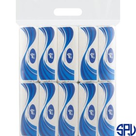 تصویر دستمال 200برگ گلرخ 10عددی 