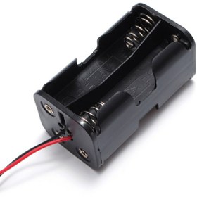 تصویر جا باتری قلمی چهارتایی سیم دار ۱.۵ ولت 