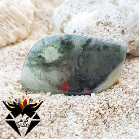 تصویر نگین سنگ خون آفریقایی اصل خوش طرح N3003 