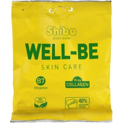 تصویر پاستیل پروتئین کلاژن well-be شیبا 60 گرم 