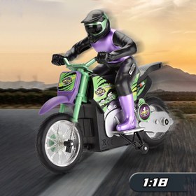 تصویر اسباب بازی موتور کنترلی برند کرازون مقیاس 1:18 - RC BIKE CRAZON 333 