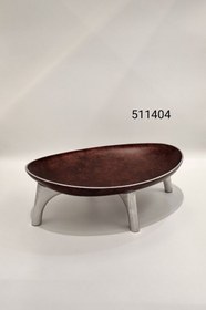 تصویر دیس میوه آلومینیوم _الیپس قهوه ای