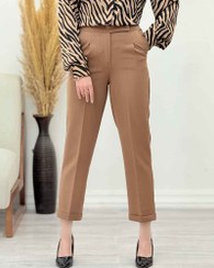 تصویر شلوار مام دوبل پاکتی زیپ دار کد 6191 