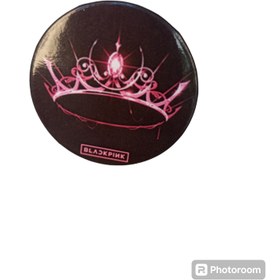 تصویر پیکسل بلک پینک فلزی 