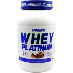 تصویر پودر پروتئین وی پلاتینیوم شکلاتی دوبیس ۹۰۰ گرم 