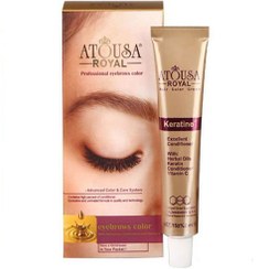 تصویر کیت رنگ ابرو آتوسا رویال 08-بلوند کاراملی Atousa Royal Eye Brow Color Kit 15 ml