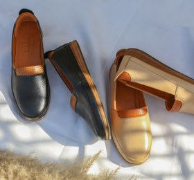 تصویر کفش زنانه چرم کد مریم 