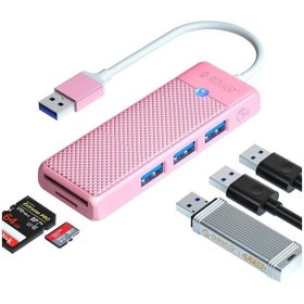 تصویر هاب USB و کارت خوان اوریکو مدل PAPW3AT-U3-015 orico 4port usb3.0 PAPW3AT-U3-015