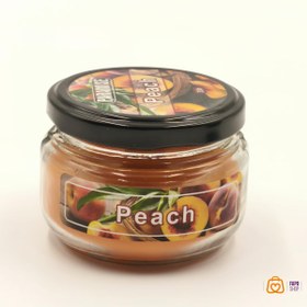 تصویر شمع معطر با رایحه هلو 