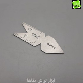 تصویر شابلون رنده60 درجه گروز 