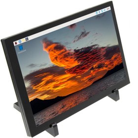 تصویر نمایشگر 10.1 اینچ IPS رنگی با تاچ خازنی 1280×800 با ورودی HDMI مخصوص رزبری پای 