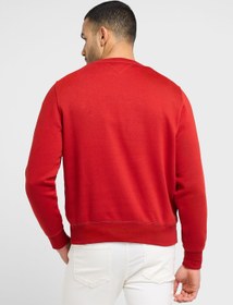 تصویر سویشرت یقه گرد لوگو برند Tommy Hilfiger Logo Crew Neck Sweatshirt