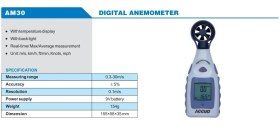 تصویر باد سنج آکاد مدل AM30 