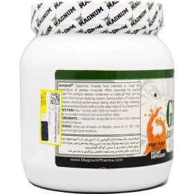 تصویر پودر گلوتامین مگنوم 400 گرم Magnum Glutamine Powder 400 g