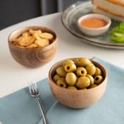 تصویر پیاله ساده چوب گردو 