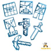 تصویر کاتر کوکی طرح ماینکرفت پک 7 عددی 