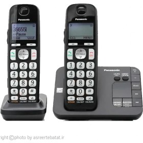 تصویر گوشی تلفن بی سیم پاناسونیک مدل KX-TGE432 Panasonic KX-TGE432 Cordless Phone