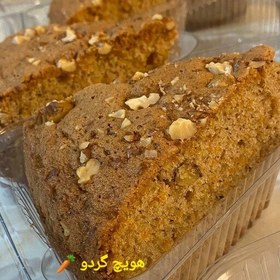 تصویر کیک هویج گردو خانگی 