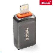 تصویر مبدل USB 3.0 OTG به لایتنینگ هیسکا ا HISKA H1 OTG IPHONE HISKA H1 OTG IPHONE